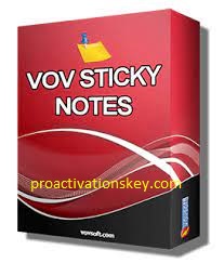 VovSoft Vov Sticky Notes 7.9 Crack